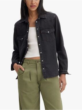 Levi's Ultimate Western Black Denim Shirt
